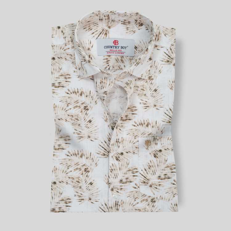 Remi Cotton Relax Fit Half Shirt 1