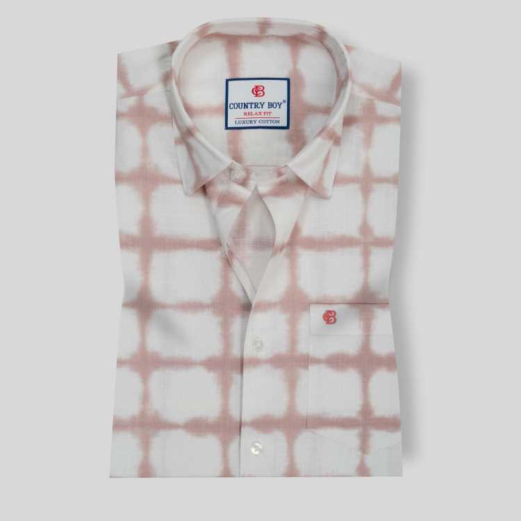 Slub Cotton Relax Fit Half Shirt 1