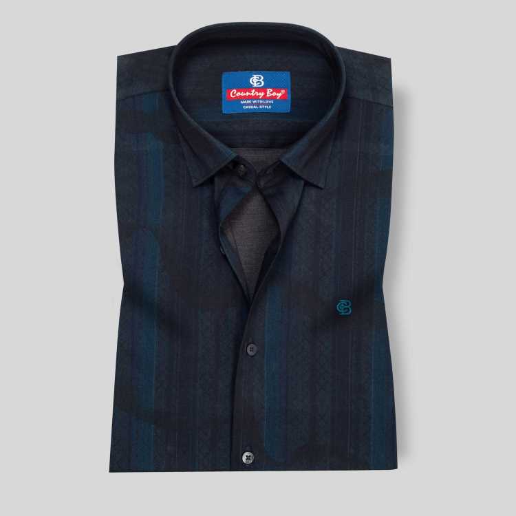 Bombay Micro Fabric Slim Fit Full Shirt 1
