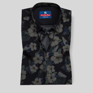 Bombay Micro Fabric Slim Fit Full Shirt 1