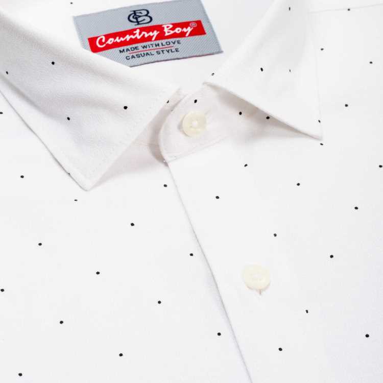 Premium Jacquard Slim Fit Full Shirt 2