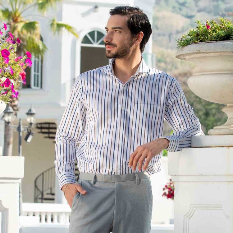 Premium Fancy Cotton Relax Fit Full Shirt 1