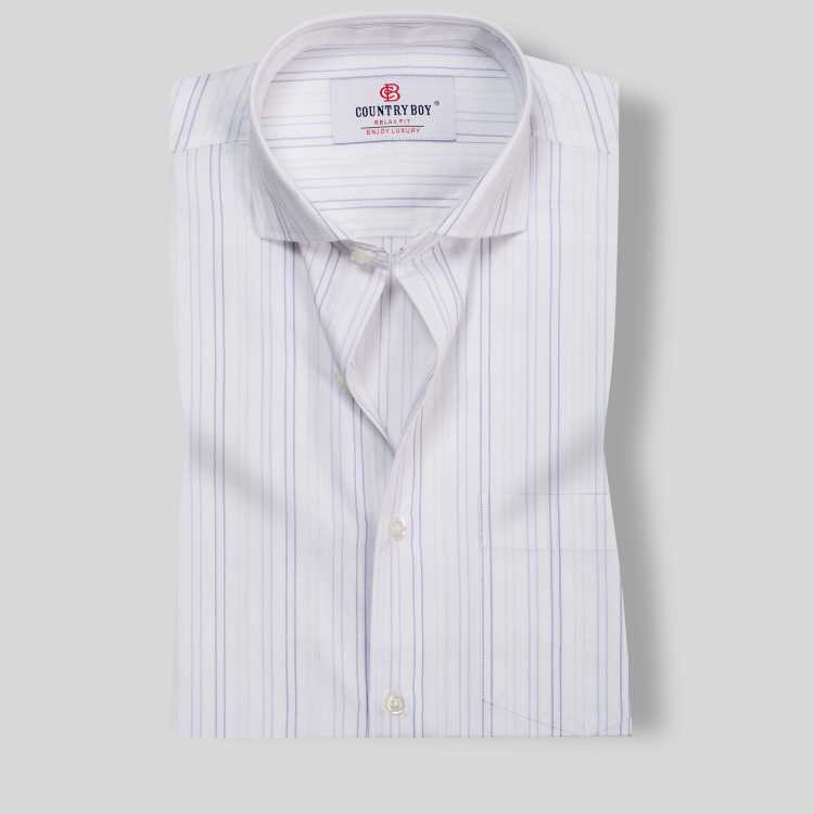 Giza Cotton Relax Fit Full Shirt 1