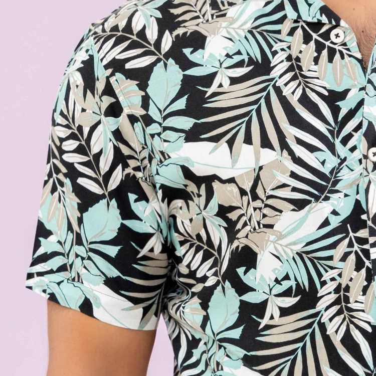 Viscose Fabric Casual Fit Half Shirt 2