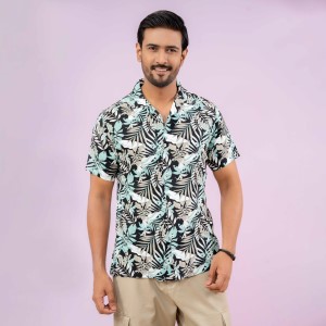 Viscose Fabric Casual Fit Half Shirt 1
