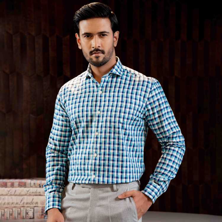 Arvind Fabric Relax Fit Full Shirt 1