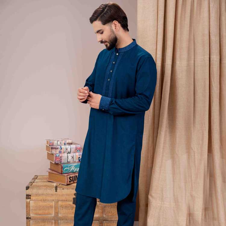 Premium Embroidery Kabli Panjabi Set 2