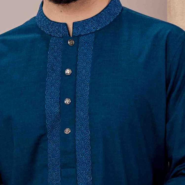 Premium Embroidery Kabli Panjabi Set 3