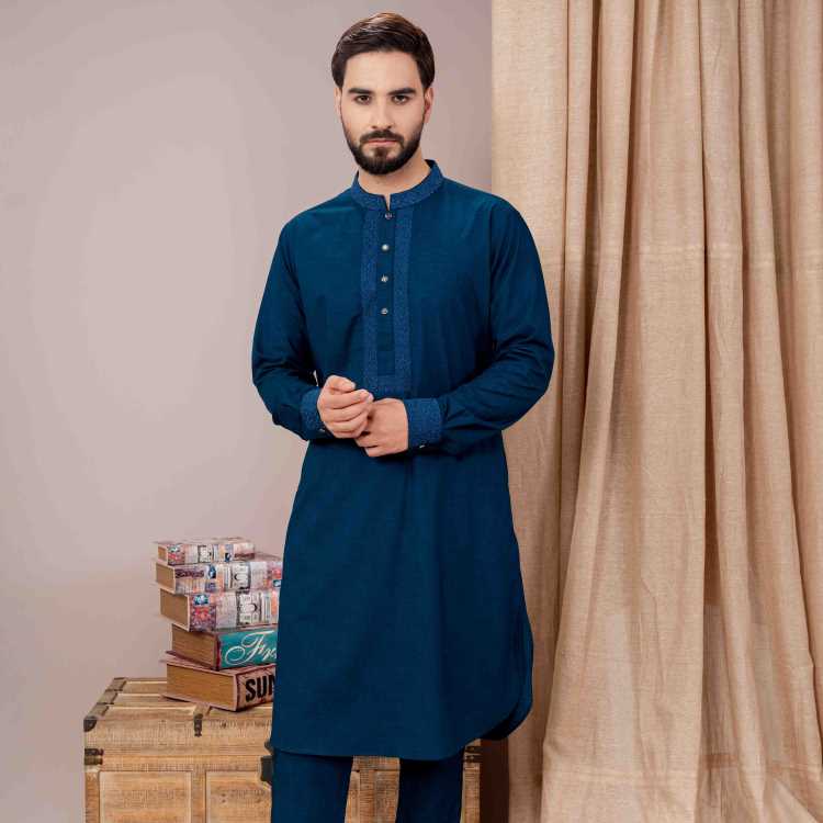 Premium Embroidery Kabli Panjabi Set 1