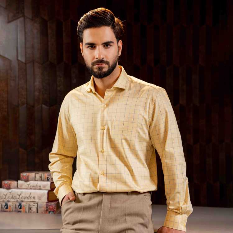 Egyptian Giza Cotton Relax Fit Full Shirt 1