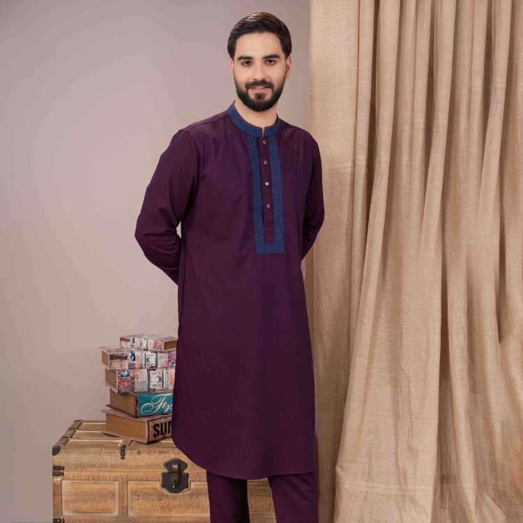 Premium Embroidery Kabli Panjabi Set 2