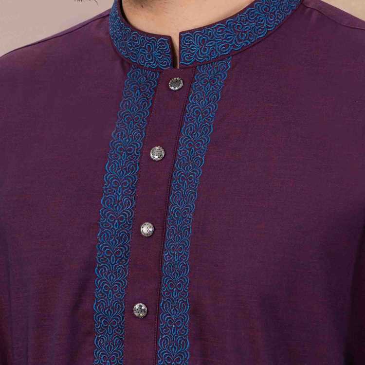 Premium Embroidery Kabli Panjabi Set 3
