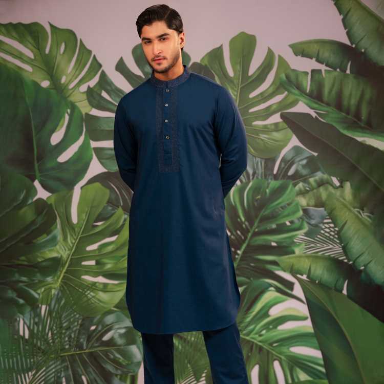 Premium Embroidery Kabli Panjabi Set 2
