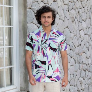 Fine Cotton Relax Fit Half Shirt 1