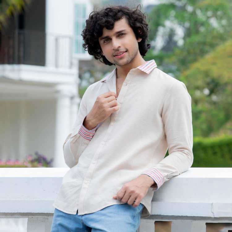 Premium Rami Cotton Slim Fit Full Shirt 1