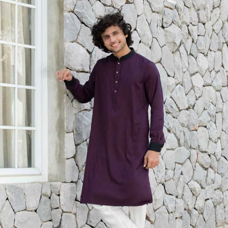Bombay Jacquard Fabric Premium Panjabi 1