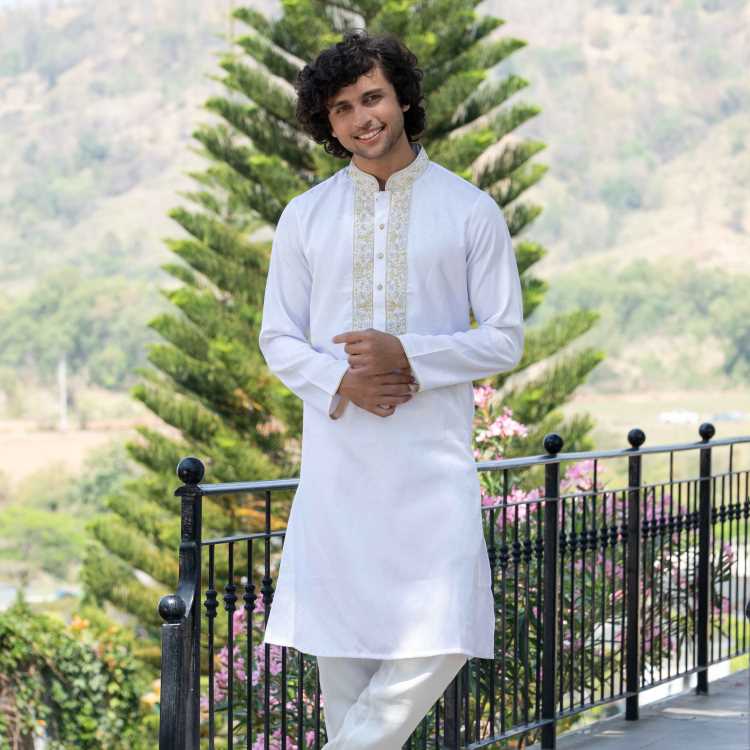 Hand Work Party Panjabi 2