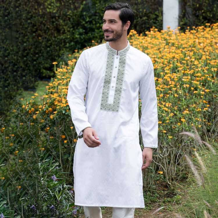 Hand Work Party Panjabi 1