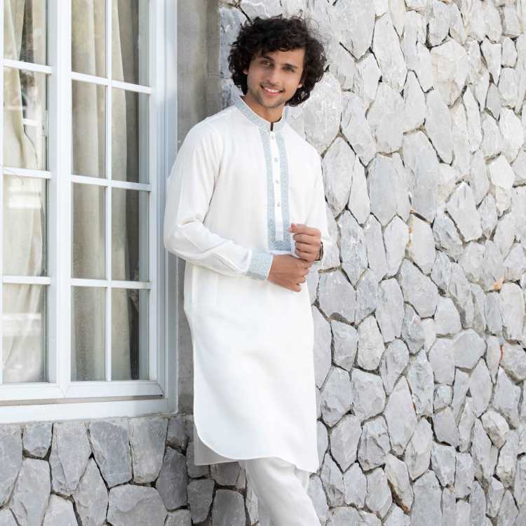 Premium Embroidery Kabli Panjabi Set 2