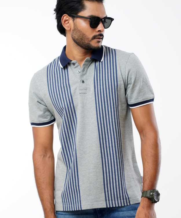 Country Boy Ash Stripe PK Polo Shirt 2