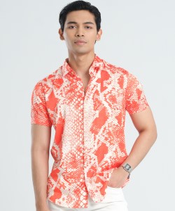 Digital Printed Slim Fit Half Shirt 1