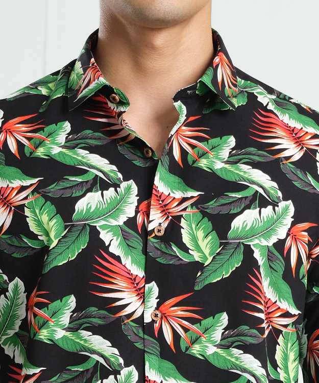 Print Country Boy Slim Fit Full Shirt 3