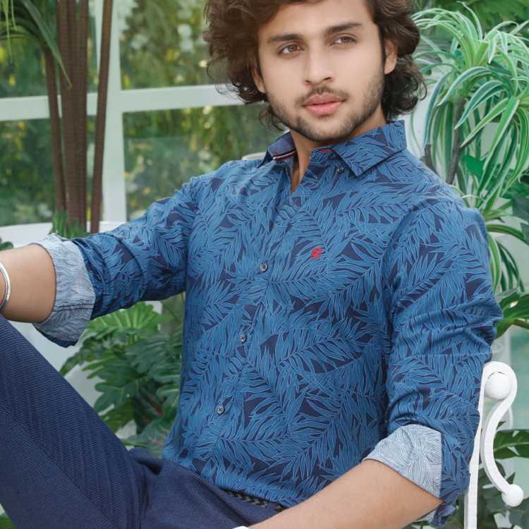 Fine Cotton Slim Fit Full Shirt 2
