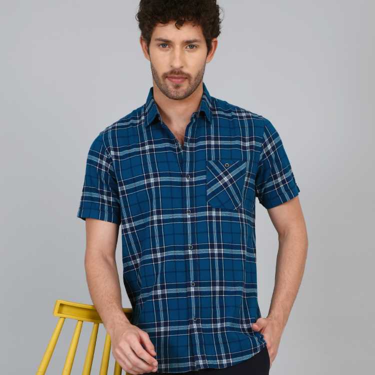 Twill Fabric Casual Half Shirt 2