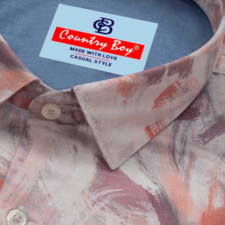 Arvind Digital Print Slim Fit Full Shirt 2