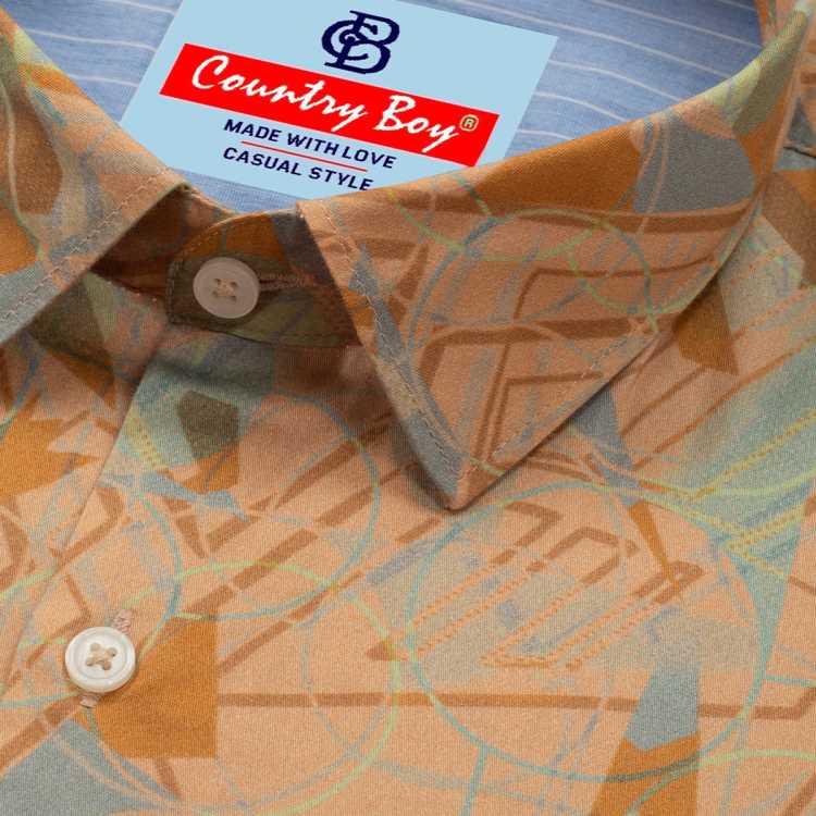 Arvind Digital Print Slim Fit Full Shirt 2