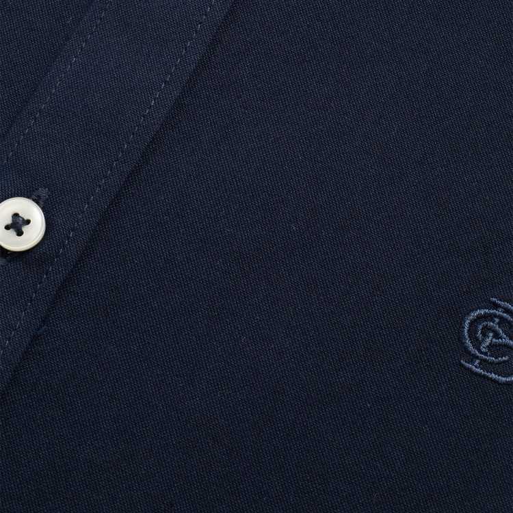 Navy Blue Casual Fit Full Shirt 3