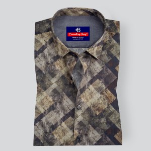 Arvind Digital Print Slim Fit Full Shirt 1