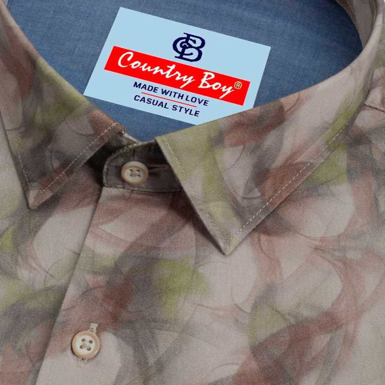 Arvind Digital Print Slim Fit Full Shirt 2