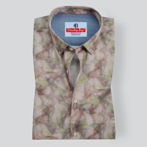 Arvind Digital Print Slim Fit Full Shirt 1