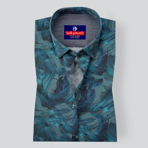 Arvind Digital Print Slim Fit Full Shirt 1