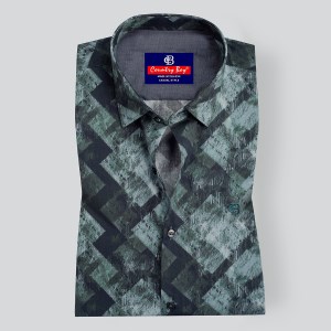 Arvind Digital Print Slim Fit Full Shirt 1