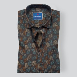 Premium Jacquard Giza Cotton Regular Full Shirt 1