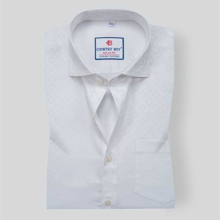 Super Luxury Giza Collection Relax Fit Full Shirt 1