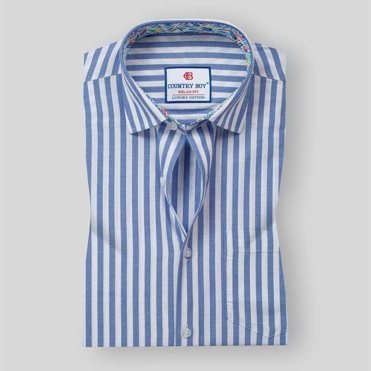Chinigura Fabric Relax Fit Full Shirt 1