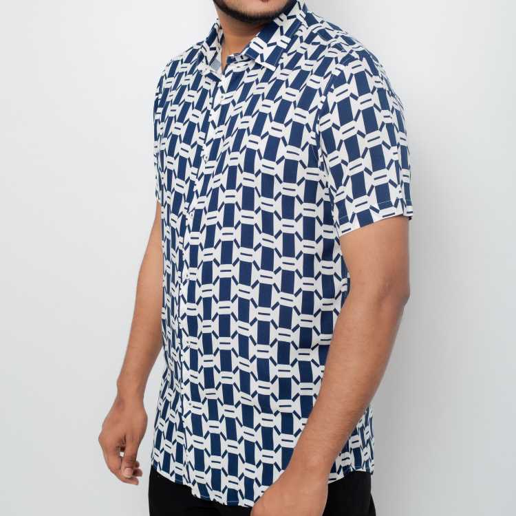 Premium Viscose Slim Fit Half Shirt 2