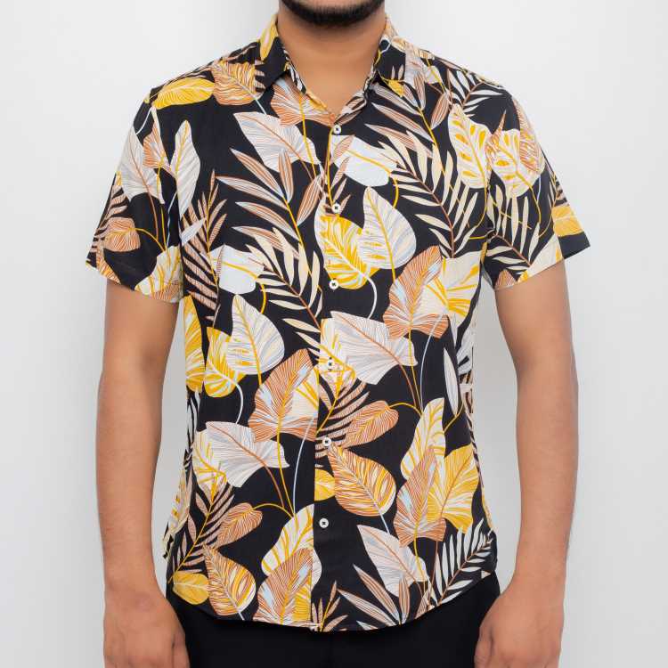Premium Viscose  Slim Fit Half Shirt 1