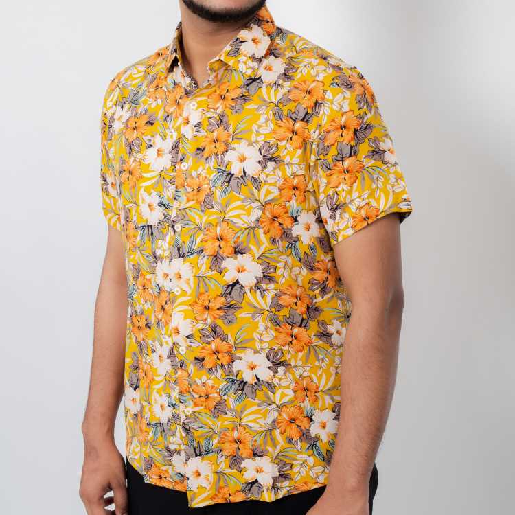 Premium Viscose  Slim Fit Half Shirt 2
