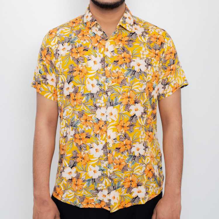 Premium Viscose  Slim Fit Half Shirt 1