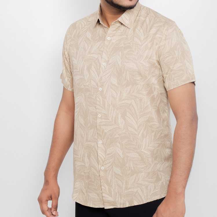 Viscous Print Slim Fit Half Shirt 2