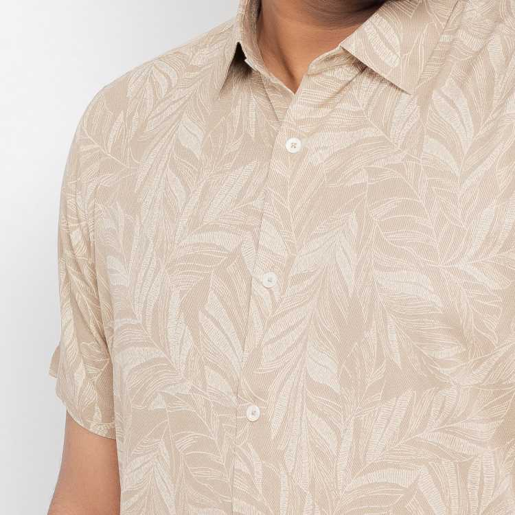 Viscous Print Slim Fit Half Shirt 3