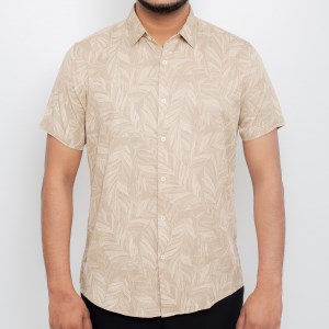 Viscous Print Slim Fit Half Shirt 1