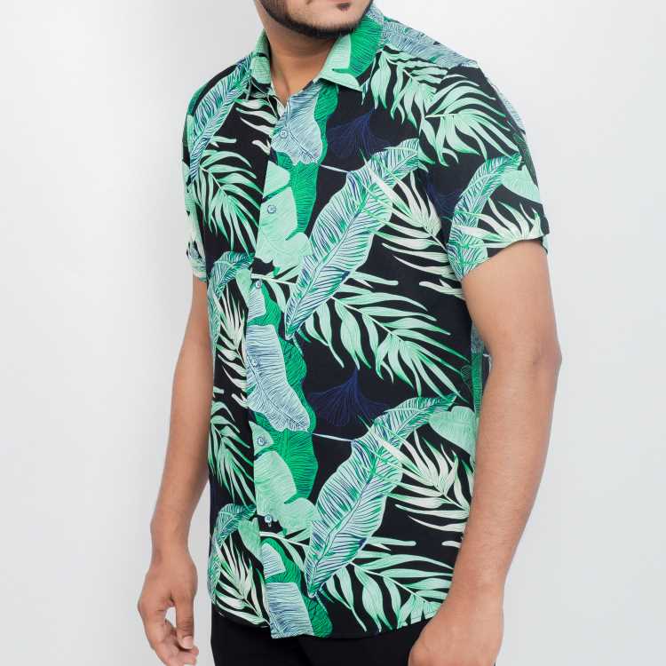 Premium Viscose Slim Fit Half Shirt 2