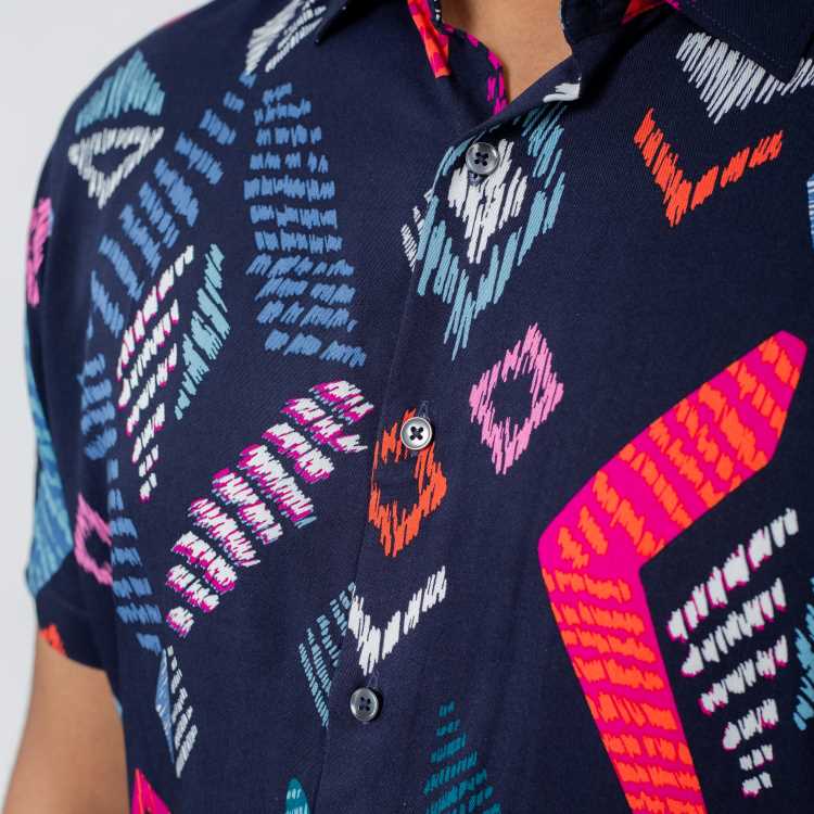 Premium Viscose Slim Fit Half Shirt 3