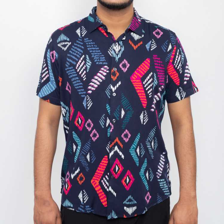 Premium Viscose Slim Fit Half Shirt 1