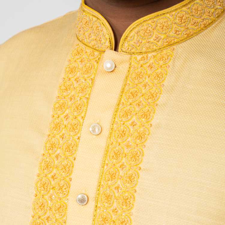 Premium Hand Stitch Craft Panjabi 3